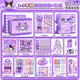 Étoiles trempe galaxy kulomi petite fille cadeau d'anniversaire 7-9-12 fille de jouets pour enfants 10 ans