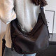Sudou bag women's bag single shoulder crossbody bag commuting large capacity dumpling bag tote bag canvas bag gift for girlfriend medium black