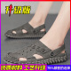 Ttpmer Herren Sandalen Sommer Anti-Rutsch-Kee-Resistant Beach Casual Pantoffeln 12033 hy Black 39