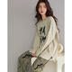 Sangpu pajamas for women in spring and autumn long-sleeved 2025 new style for autumn and winter, you can wear home clothes outside XB9922-women's model M