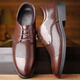 Pecker Cuir Chaussures Men Summer Business Casual Cuir Men British Formal Using Black Soft Soft Sandable Sandals Breatch Sandals Black [Hollow Leather Shoes] 42