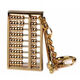 Keychain Style chinois Style chinois Bénédiction officielle céleste Ping Annue Nafu Decoration suspendue Chaîne de téléphonie mobile Pendant Sand Gol