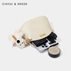 Bag Cinvaikrose Bolsas Crossbody Bag Women's 2025 New Hand Bucket Bag Bagón de lingote de estilo coreano Beige