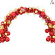 Yonghuan ballon arc arc support de poteau set de vêtements de vêtements ouverts daji atmosphère décoration de mariage décoration décoration arc ensemble 1047 ballons épaissis 0