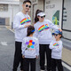 
Ultraman Klein Blue Parent-child Clothing Three and Family Four Autumn Clothing Mother and Child Mother and Daughter 2025 New Trendy Pure Cotton Long Sleeve Sweatshirt 1 Set Long Sleeve Back Sunflower Klein Blue Clothing + 80 Children