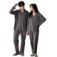 
HUALIN FASHION pajamas spring and autumn cotton long sleeves can be worn on the outside black home clothes 6995 170 Women's M