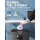 DELI得力电动碎纸机办公室专用碎光盘4级5级保密9904粉碎机27250 (9904白色)，不含发票