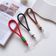 
Short wrist rope anti-lost artifact new model hand-in-hand anti-hanging chain mobile phone pendant lanyard short wristband clip anti-fall keychain kettle short rope short mobile phone lanyard [Khaki one]