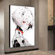 Evangelion hanging painting Asuka Ayari decorative painting Number 1 mobile anime girl's porch painting EVA11 80*12035MM thick aluminum alloy brushed gold