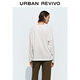 UR2025 Herbst Neue Frauenkleidung Fashion Casual Graffiti gedruckt runden Hals langärmelig T-Shirt UWH450063 Buch White S