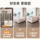 InnoTruth InnoTruth Crib Fence Three-sided Bed Fence Safety Guardrail Single Bedside Baby Anti-fall Bag No Punching
