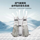 OEMG Running Marathon Outdoor Mountain Cycling Backpack Hiking Vest Breathable Water Bag Sports Vest Travel Bag Water Bottle Titanium Silver丨36x30CM