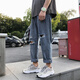 
Changxiang Huili ripped jeans men's summer thin straight loose trendy brand design niche nine-point pants high street ins 679 S