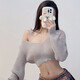 Uniforme de lencería sexy universal seduce a los estudiantes jk minifalda minifalda suéter de cuello bajo falda plisada burlones suéter blanco individual tamaño simple