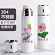 Lotus emoji Pack Coud Trendy and Cool Trendy Cud peut boire de l'eau thermos thermos personnalisé Fun Lotus Intéressant le couvercle de la tasse d'eau à main peut être utilisé comme tasse 350 mlbw6187 Lotus
