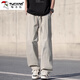 
Woodpecker casual pants men's 2025 summer trend American work pants men's loose and versatile straight wide-leg casual pants khaki XL recommended 130-150Jin [Jin equals 0.5 kg]