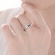 Nanfutong platinum ring for women PT950 smooth solid ring live Tianyuan ring couple ring for wife and girlfriend 5.36g