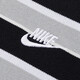 
Nike (NIKE) T-shirt men's 2025 spring and summer men's short-sleeved lapel POLO shirt breathable casual tennis white pure cotton short-sleeved men FN3897-010 Black/white stripes 2XL