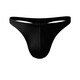 T-string male student ice silk sexy temptation T-shaped briefs briefs head seamless low-waist youth breathable single thong black XL
