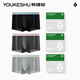
Youke Shushu Silk Men's Underwear Men's 10A Antibacterial Mint Base Breathable Hygroscopic Quick Dry Youth Flat Corners Shorts Panties