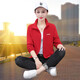 Tianlai City TLZC OU Vlecee Sweatshirt für Frauen Neu 2023 Herbst- und Wintermodentrendy Fleece Jacke auf Bean Green 5xl