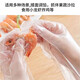 100 pieces of disposable gloves durable and thickened food grade PE plastic kitchen cleaning supplies small bag 100 pieces of disposable gloves in 1 bag