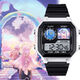 Sky Light Escape Characters Anime Customized Watch Two-dimensional Smart Small Square Electronic Watch Men and Women's Model Students [Fashion Silver-Electronic Watch] z3883 Light Escape Super Value Gift Pack (Extra Long Battery + Gift Box Packaging)