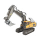 NMCK-Bagger 1-3 Jahre alte Fernbedienungs-Legierungs-Legierung Fernbedienung Fahrzeug Excavator Fernbedienungstechnik Fahrzeug Muldenkipper Kinderspielzeug Bulldozing 1047 Leichtmetallkipper (mit 9 Kanal-Fernbedienung)