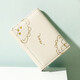 Drawing Ji (HUAJI) cute little bear wallet women's new fashion card bag folding small wallet women's small and fresh student wallet white