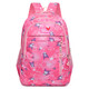 New backpack schoolbag large capacity junior high school students backpack sixth grade ridge protection lightweight burden reduction girl rose red