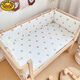 G.duckkids Cuna cama envolvente anti -colisión algodón puro masculino y hembra niños de empalme de hambre paquete suave de cama suave engrosado - amor pequeño conejo 30*56 piezas