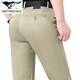 Sieben Wölfe Frühlings- und Herbst mittlere Hose mittleren Alters im mittleren Alter mit geradlinigen Hosen im mittleren Alter mit mittleren Altershosen mit hoher Taille Lose Den Dünnstil 9226-1: Khaki 29