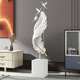 YINGSEN Nordic Light Luxury Feather Living Room Large Ornament Floor Sofa Next to TV Cabinet Modern Entrance Home Decor Streamer Wings - Ornament (1.5 meters high)