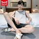 Catman Miiow Pajamas Мужской летний жилет без рукавов Чистый хлопок Тонкий стиль для молодых средних мужчин с короткими рукавами плюс размер 9928 XL Men (рекомендуется 130-150Jin [Jin равняется 0,5 кг])