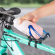 He Jiagong German quality Jing Youyu mountain road bicycle water bottle rack motorcycle water cup rack universal cycling water bottle quick release conversion seat + gradient blue water bottle rack