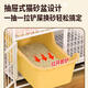 
Cat cage household indoor super large free space with toilet integrated cat litter box cat villa folding cat house folding four-story 78*52*13799 buyer including matching cat litter box lemon yellow order delivery hammock