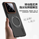 Raid [uncompression magnetic rotary bracket] suitable for Xiaomi 14 mobile phone case Xiaomi 14 protective case soft sandy skin feels color and light and simple hard shell soft mist gray