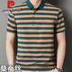 Pier Cardin Authentic Summer Mulberry Silk Camiseta de manga corta para el bolsillo de solapa masculina Polos de mediana edad Polos Medias Daddy Suit Camiseta 3884 [azul] 2xl 185 Tamaño [Recomendado 171-185 Jin [Jin equivale a 0.5 kg]]]