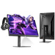 Sanc Shengse 23.8 pulgadas de overclocking de 260Hz Hardware bajo Light Blue Light Fastips Monitor de juego HDR400NIT Pantalla de computadora de elevación rotativa N50Pro6 Versión de ahorro de energía