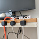 Desktop -Kabel -Manager Mobile Ladekabel -Netzwerkkabel Kabelkabel Artefakt -Hub -Clip -Management Daten Kabelklemme Speicher 6 Runde Formen - Masse Schwarz