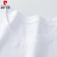 Pierre cardin summer 2025 new pure cotton white T-shirt for women short-sleeved loose temperament student versatile shoulder T-shirt top 9793 white short-sleeved M (recommended 80-105 Jin [Jin equals 0.5 kg])