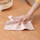 Camellia thickened double-sided hand towel rag dishwashing cloth 30*30cm*2 water-absorbent and lint-free hanging cleaning cloth towel*