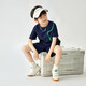 
Duoduojia Running Training Boys Sports Set 2025 Summer Thin Children's Fashion T-shirt Shorts Handsome Two-piece Set