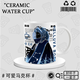 Rencontre de la lumière Celebonne Figure Keeler Wizard Garlande initiale Haute queue de cheval Coupe en céramique Coupe bidimensionnelle dessin animé Anime Anime Gift périphérique DU3871 God of Love - Hand Ceramic [Mug] + cuillère + Course + Coaster