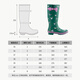 
EVERCREATURES British Fashion Rain Boots Rain Shoes Rubber Non-Slip Water Shoes Water Boots Cartoon Chicken Print High Tube Rain Shoes Women Military Green Chicken Print High Tube 10CHK 38
