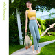 Fan Sheng Yoga Pantalon de yoga de fitness sportif nude mince avec un pantalon de yoga à 8 points mince FC15781W Yun Chen Lan L