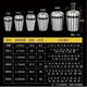 Mitzi ER25 collet 1.0-16.0 high precision 0.008 CNC spring chuck engraving machine tool handle clamp chuck ER25-8.0 1 piece