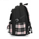 Kara Sheep Golden Leaf God Estudiantes de la escuela primaria Grado 3 a 6 Mujeres de la secundaria de la secundaria Decompresión del acertijo lindo 3291 Bolsa de mochila negra