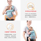 Tiancaiyiding (Tiancaiyiding) Einfacher Babygurt Fronthöfen, alle Jahreszeiten, universelle atmungsaktive Baby-Umhängetasche, tragbarer Speicher, Aiqing [faltbar in eine kleine Tasche zum einfachen Tragen]