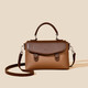 New brand simple small square bag bags women's bag lightweight crossbody bag small handbag niche handbag mud camel color